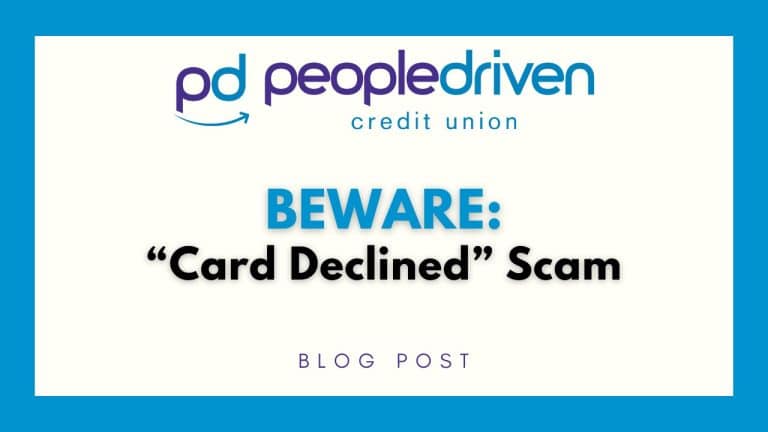 Graphic: Beware of Card Declined Scams