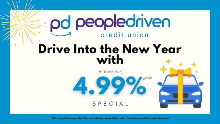 Graphic: Drive into the New Year with 4.99% APR*.