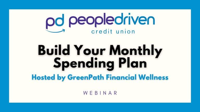 Graphic: Build Your Monthly Spending Plan: Live Webinar